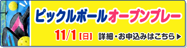 ピックルボールオープンプレー